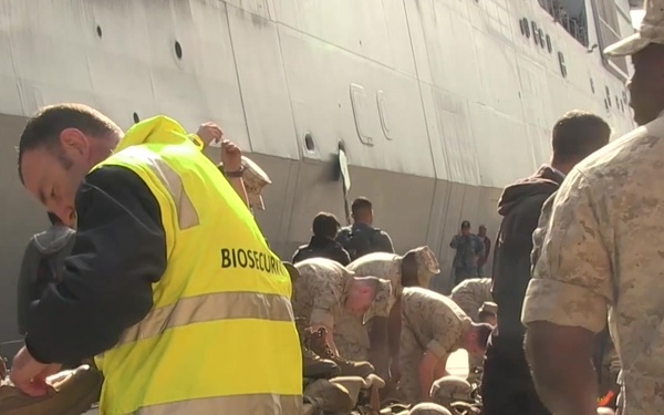 31st MEU are inspected by AQIS