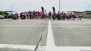 B-Roll of MCAS Iwakuni residents celebrating Independence Day with a fun run