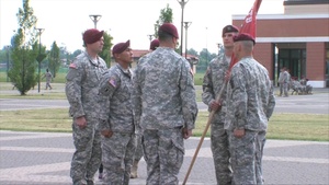 Company A, Change of Command Ceremony