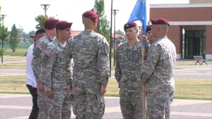 Company D, Change of Command Ceremony