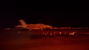 USS Theodore Roosevelt Night Flight Operations