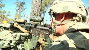4-25 Infantry Division Drops in on Talisman Sabre 15 Interviews and Broll