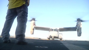 Talisman Sabre 15 - USS Sacagawea Supplies Osprey