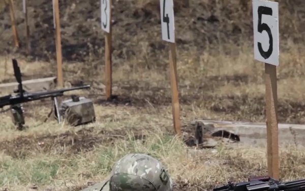 Agile Spirit 15 - Machine Gun Range - U.S. Marines, Bulgaria and Romania