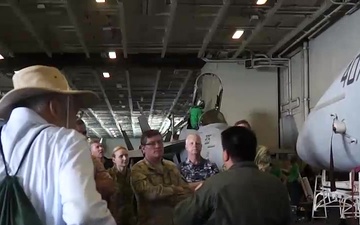 Assistant Minister For Defense Visits USS George Washington