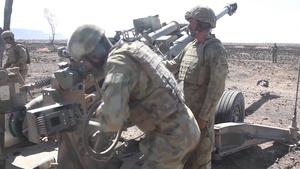 U.S. Marines and Australian soldiers destroy the enemy during assault drill (B-Roll)