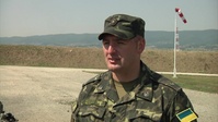 Ukrainian Military Train US National Guardsmen on Clearing Roadblocks in Kosovo