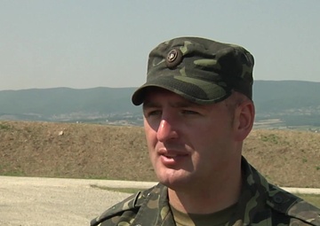 Ukrainian Military Train US National Guardsmen on Clearing Roadblocks in Kosovo