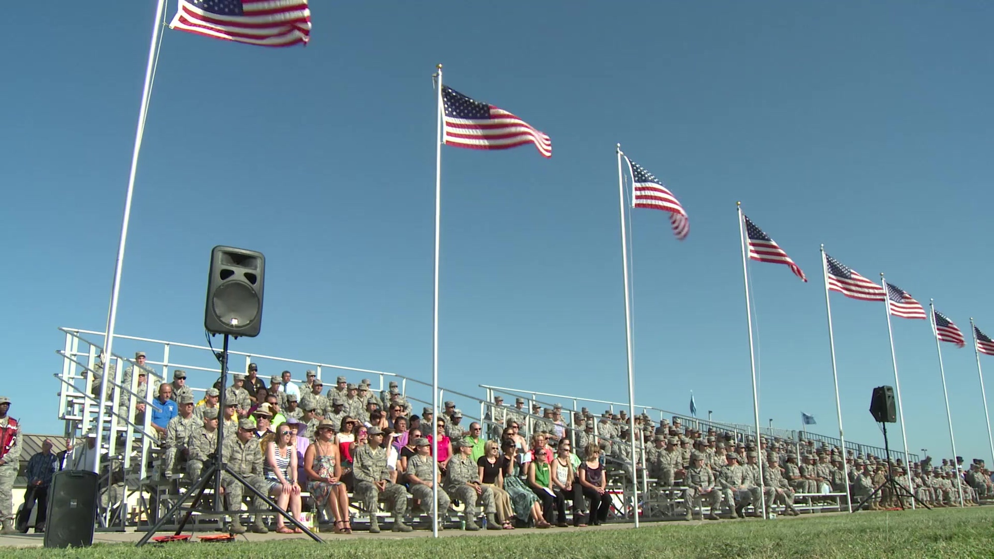 Goodfellow Air Force base community says goodbye to Col. Joos and hello to Col. Downs as the new 17 TRW Commander.