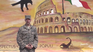 Italian Minister of Defense visit