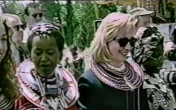 Hilary Clinton's Tour to Arusha