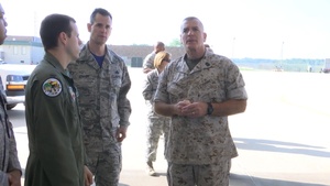 SEAC Visits 180th Fighter Wing, Ohio Air National Guard