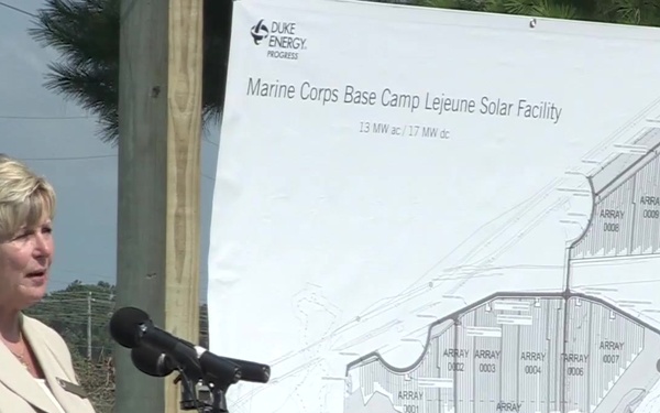 Renewable Energy Program Solar Facility Groundbreaking Ceremony B-Roll