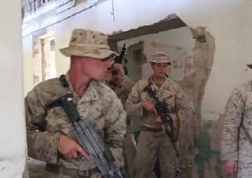 U.S. Marines, Romanians Practice Room Clearing