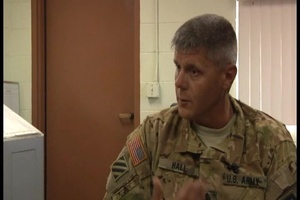 First Army Command Sgt. Major J. T. Hall