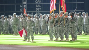 Houston Astros Host Deploying Signal Guardsmen