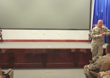 JSTARS Airmen Welcome ANG Command Chief Hotaling