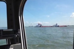 Coast Guard Responds to Barge Collisions