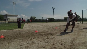 B-Roll of MCAS Iwakuni Youth Sports hosting their summer sports baseball camp