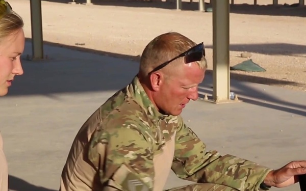 Danish Coalition Members Train Iraqi Security Forces in Machine Gun Fundamentals (b-roll with No Audio)