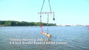 Civil War Cannons Recovered in Savannah River