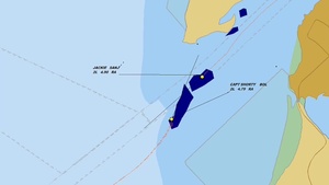 Mapped Barge Movements and Radio Transmissions During Collision on Intracoastal Waterway