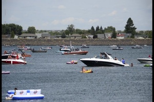 Coast Guard Patrols Columbia River To Keep Columbia Cup Spectators Safe