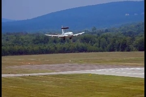 AWACS Lands at Westover