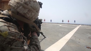 U.S. Marines Refine Combat Marksmanship at Sea