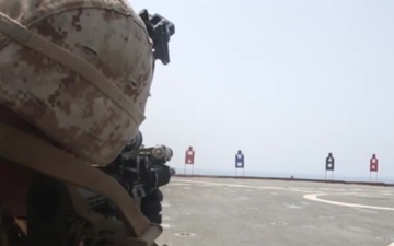U.S. Marines Refine Combat Marksmanship at Sea