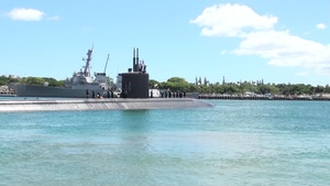 USS Columbia Underway B roll