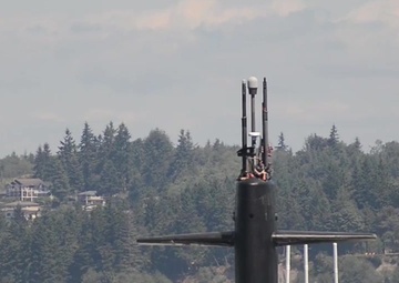 USS Pennsylvania (SSBN 735) Blue crew Return from Strategic Deterrence Patrol