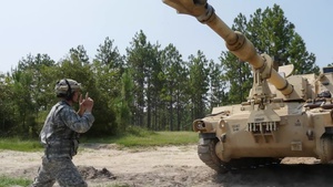 2-114th Field Artillery Regiment Conducts Direct Fire Exercise, XCTC