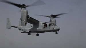 MV-22 Osprey Lands on French Naval Ship