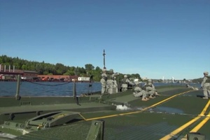Minuteman Report: MI Guardsmen Floating Bridge Training Exercise