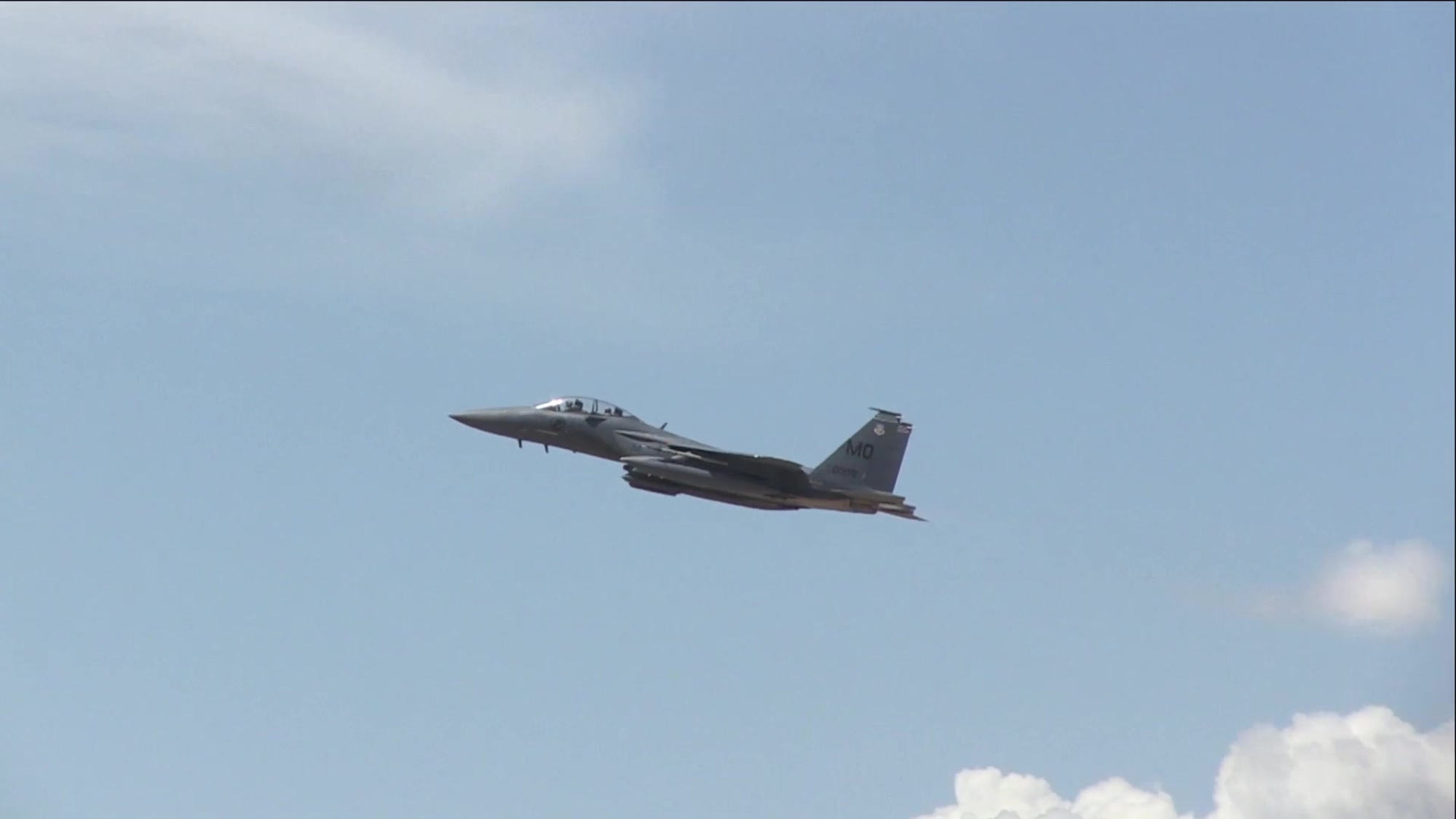 F-15SG&#39;s from Mountain Home Air Force Base, Idaho, taxiing and taking off at Davis-Monthan Air Force Base.