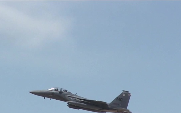 F-15SG's from Mountain Home AFB at Davis-Monthan AFB