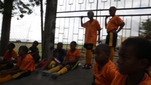 Civil Affairs Team Meets with Local Youth Soccer Team