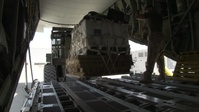 Marine Aerial Refueler Transport Squadron 352 practices Air Delivery (b-roll)