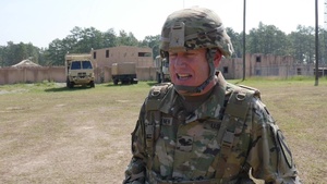 Leaders Discuss XCTC at Camp Shelby, Miss.