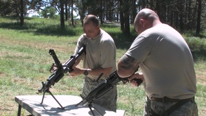 235th Military Police Company assembling weapons
