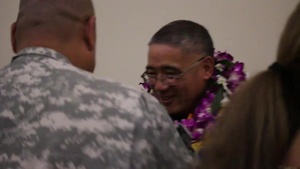 Hawaii Army National Guard Change of Command Ceremony BROLL PKG