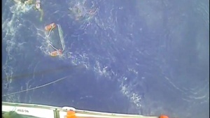 Coast Guard Hoists Survivors of Brandi Anne Sinking Near Oahu