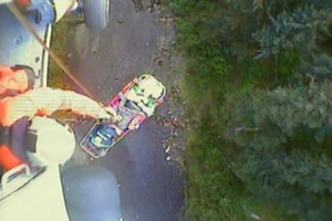 Coast Guard Medevacs Injured Hiker from Afognak Island, Alaska
