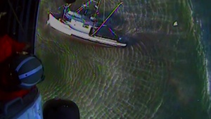 Coast Guard Rescues 2 Men from Grounded Vessel Near Ocean Shores, Wash.