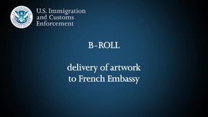 Picasso "La Coiffeuse": Delivery to Embassy
