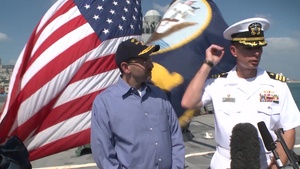 Ambassador Shapiro Visiting USS Porter in Haifa, Israel