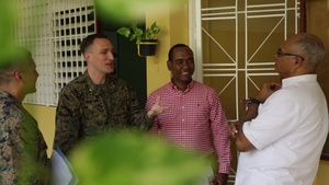 Marines Visit Special Needs School in Dominican Republic