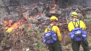 Washington National Guardsmen Help on First Creek Fire