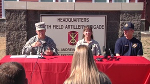 17th Field Artillery Press Conference